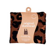 Leopard print foldable shopping bag by Original Duckhead, further view