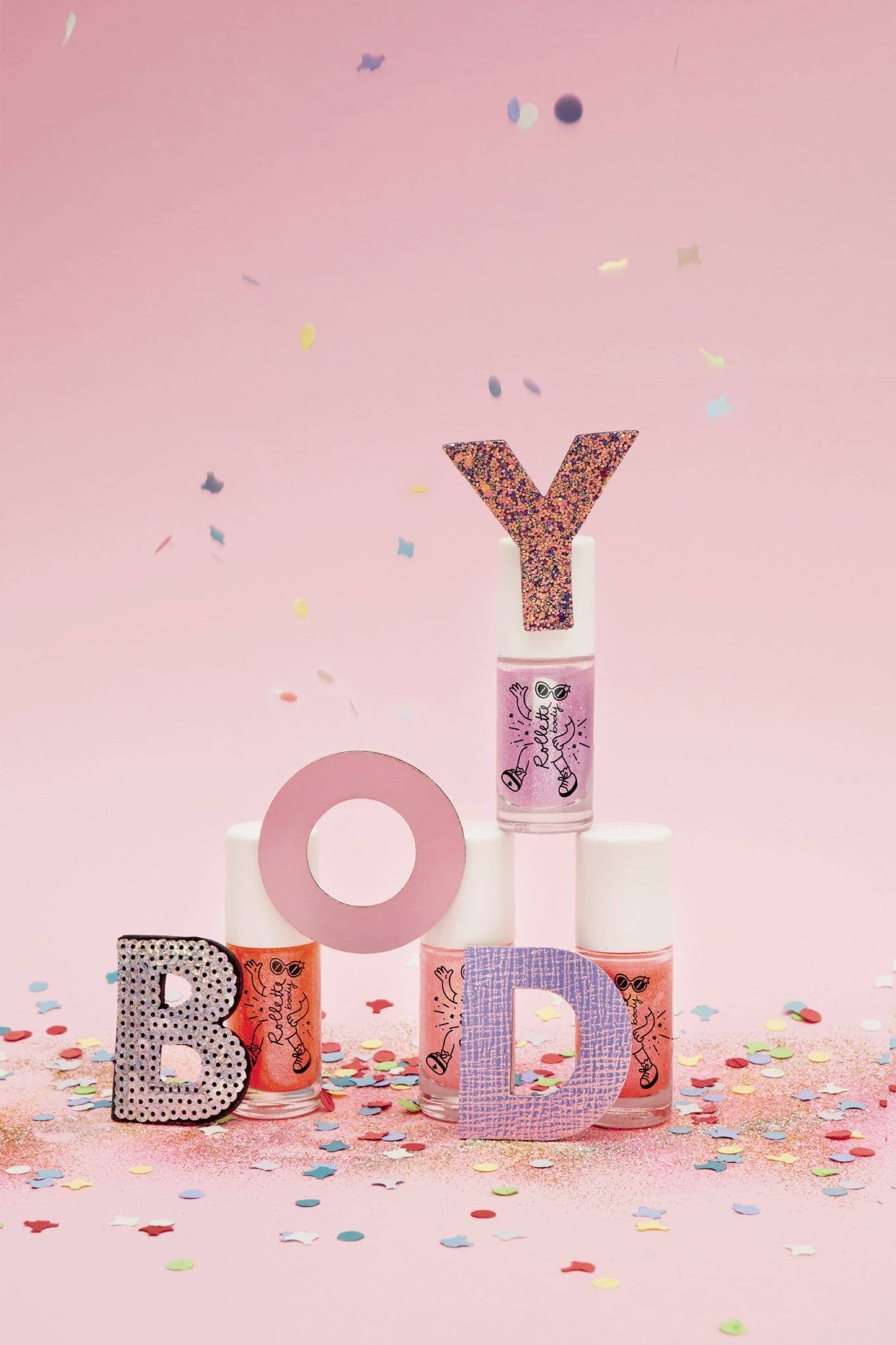 Nailmatic Body Glitter Rollette - Coconut