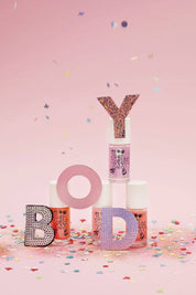 Nailmatic Body Glitter Rollette - Coconut