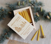 Beeswax Advent Calendar Candles | Countdown Candles