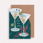 Tini Bit Older Martini Birthday Card | Birthday Cards