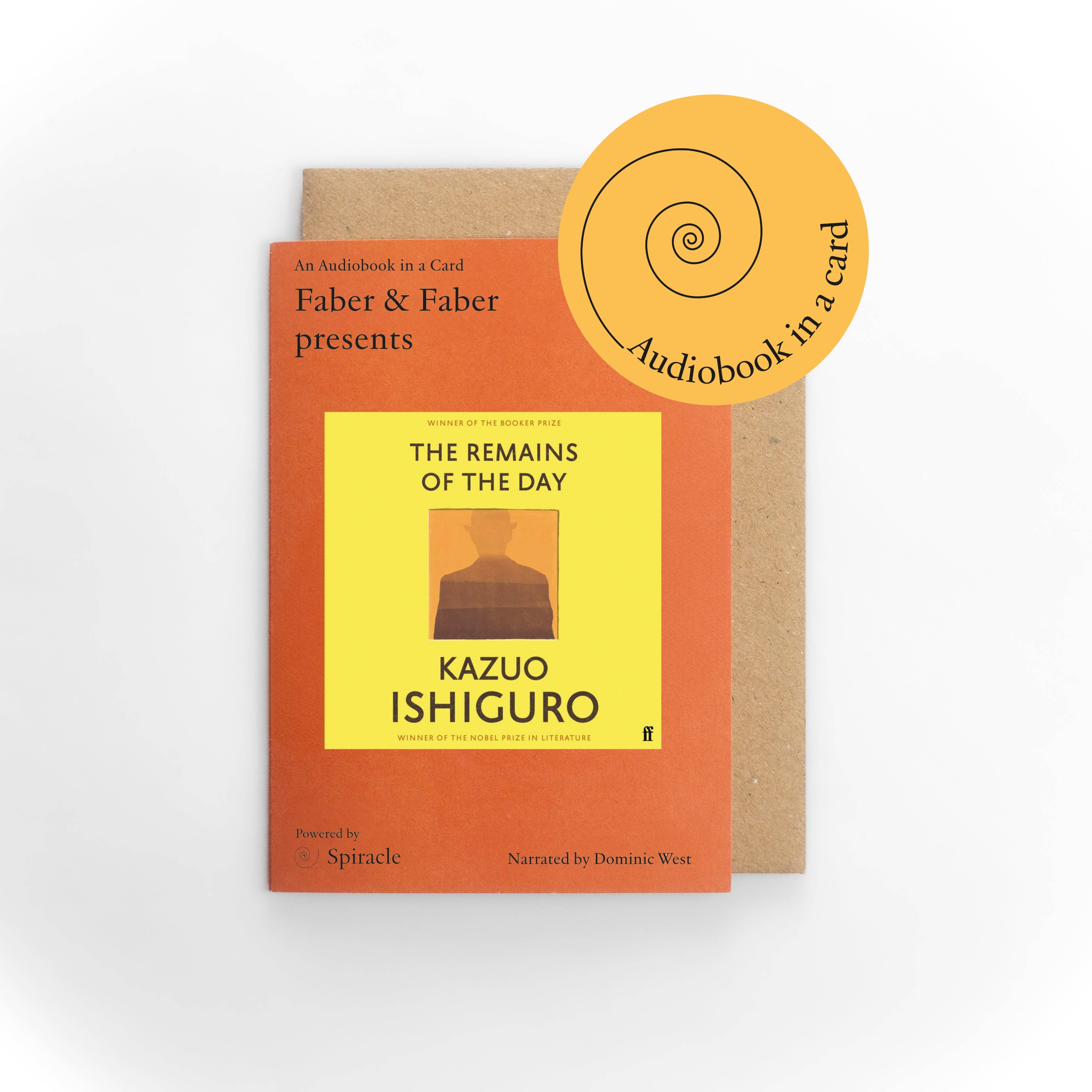 The Remains of the Day Audiobook in a Card by Kazuo Ishiguro