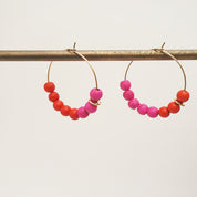 Abacus Pink/Orange Hoops