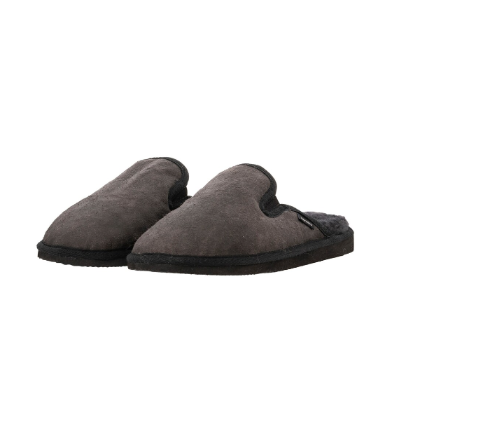 The Every Space genuine sheepskin Adam slippers in matt black by Shepherd of Sweden