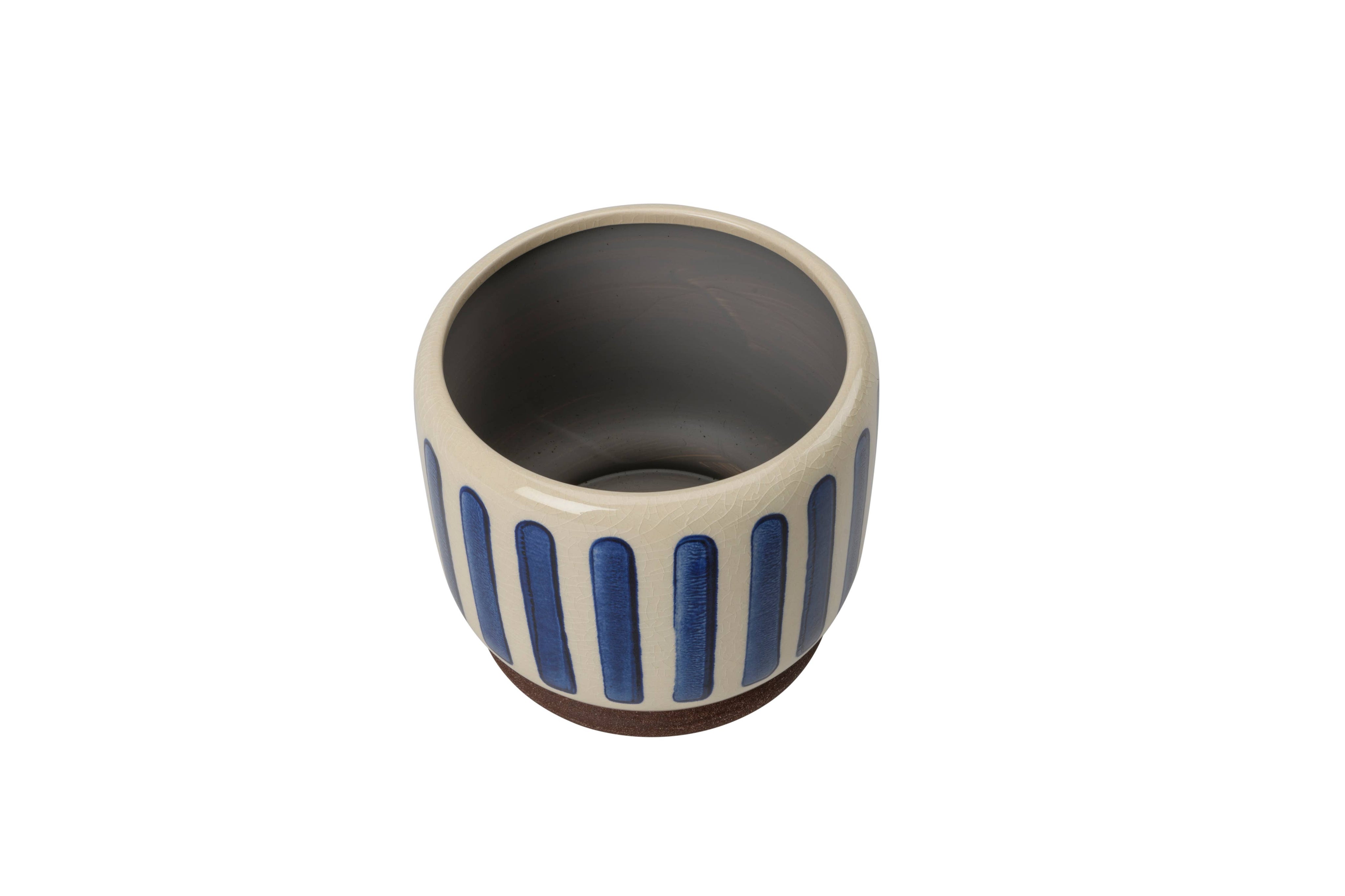 Indoor Pot | Blue Stripe