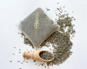 Lavender Motif Silk Lavender Bag