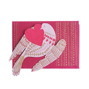 Heart Bird Greeting Card