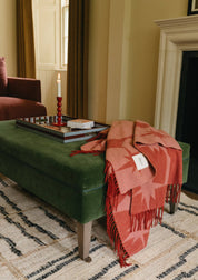 Lambswool Blanket in Pink Celestial