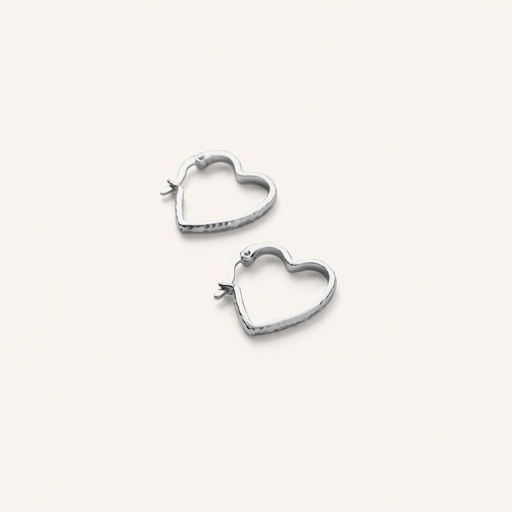 Affection Hoops | Silver Plated