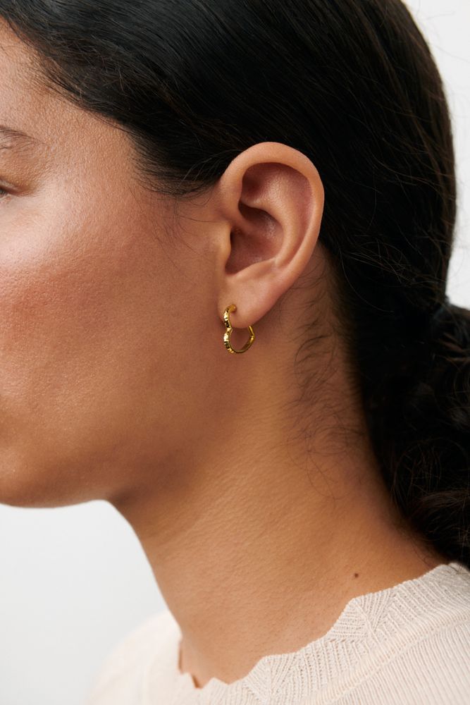 Affection Hoops | Gold Plated
