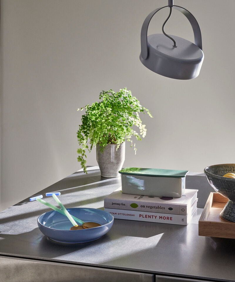 The Every Space ceramic Ashes plant Pot in rose by Hübsch