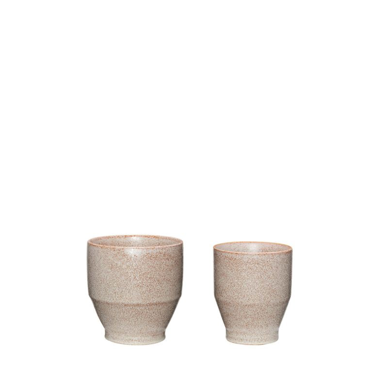 The Every Space ceramic Ashes Pot in rose by Hübsch