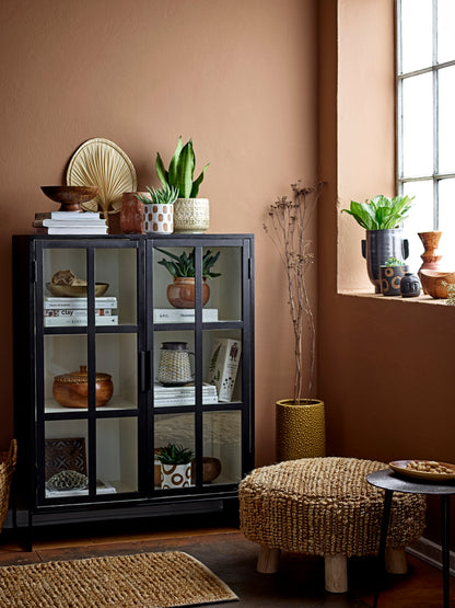 Deco Flowerpot in White & Terracotta