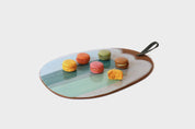 Handmade Contemporary Terracotta Platter with Cork Handle