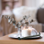 Satin black wick trimmer by Gloriously Good, further view