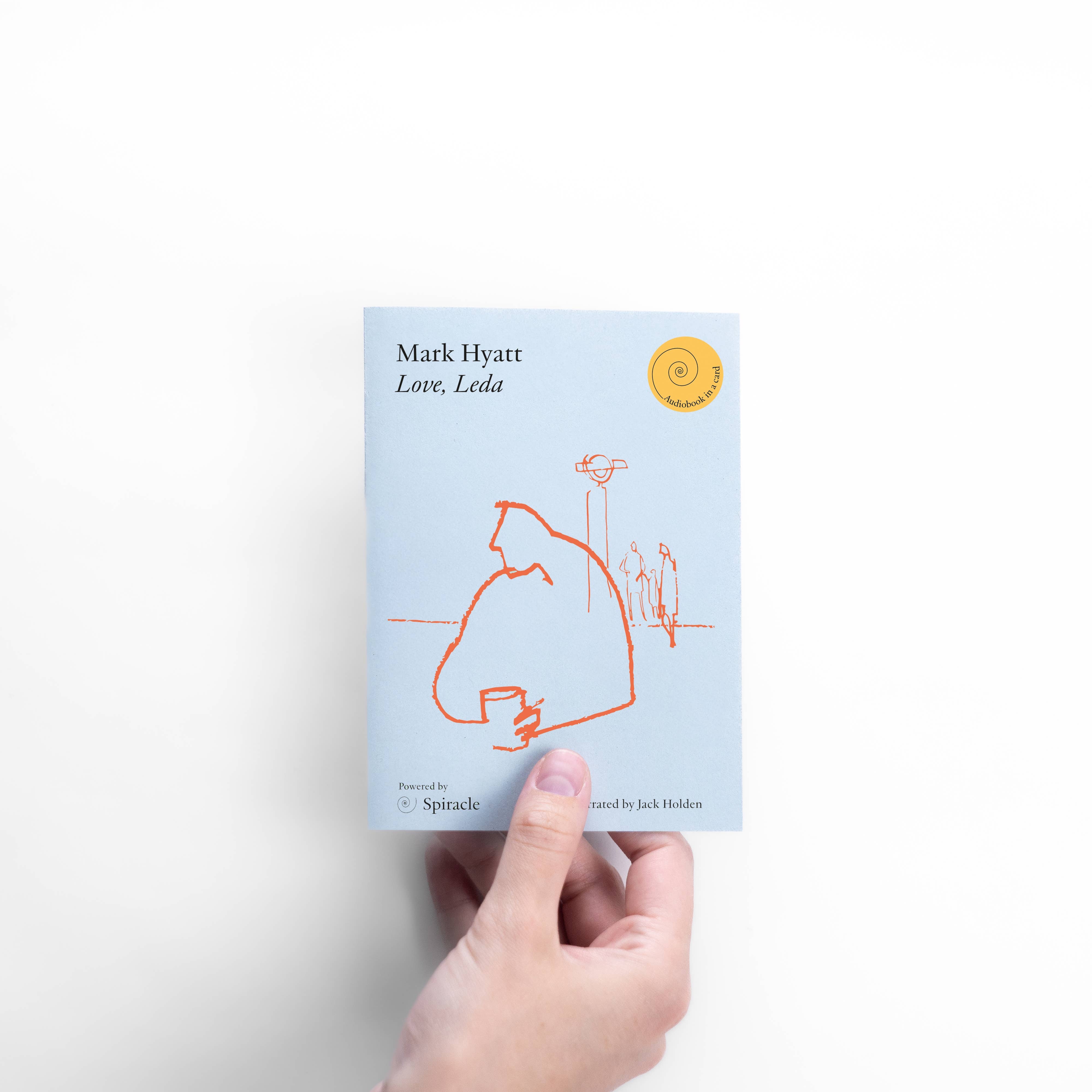 Audiobook in a Card: Love, Leda by Mark Hyatt