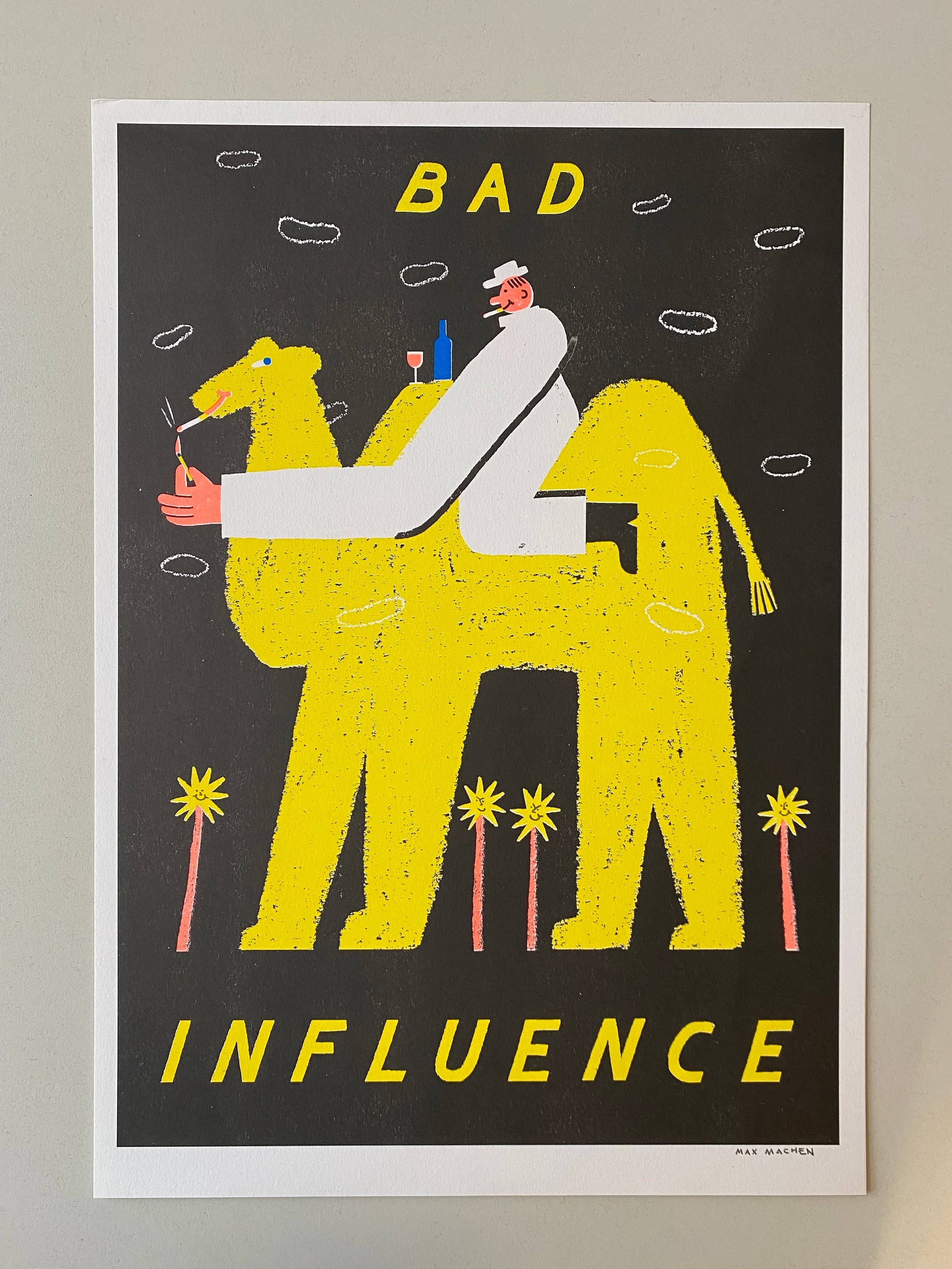 Bad Influence | Riso Print A3