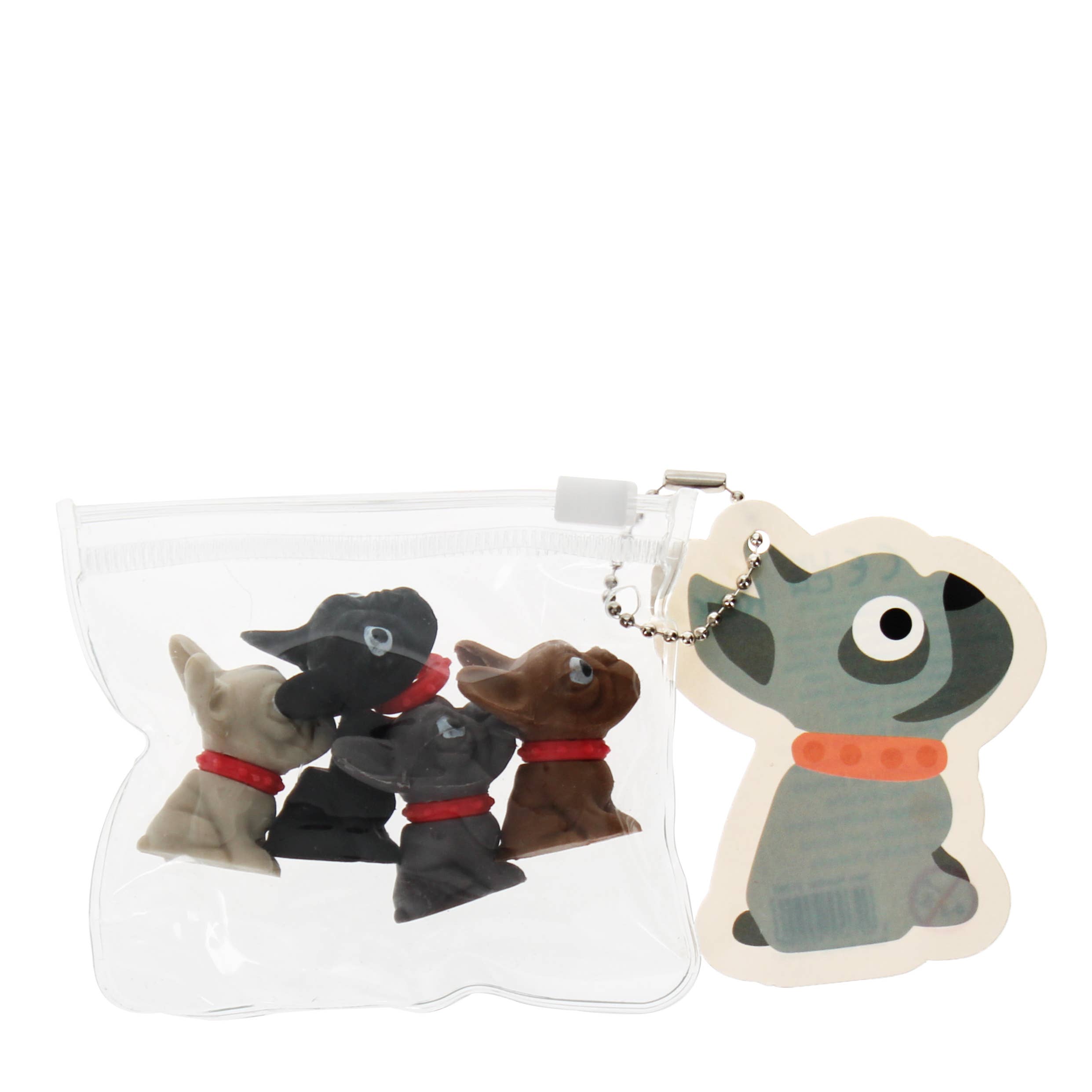 Erasers (set of 4) - Dogs