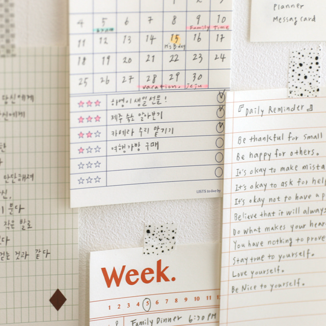 Paperian Lists to Live By memo pad, further view
