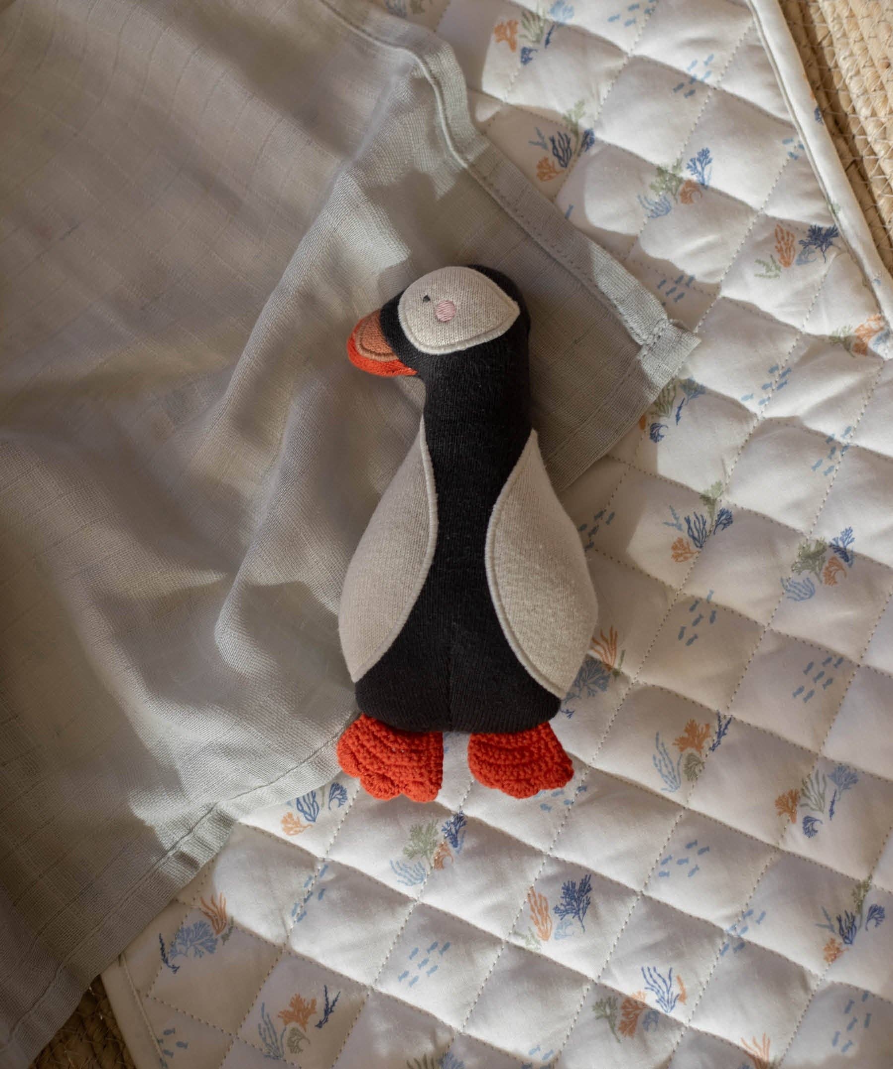 Patient Puffin Little Hands Toy, further view