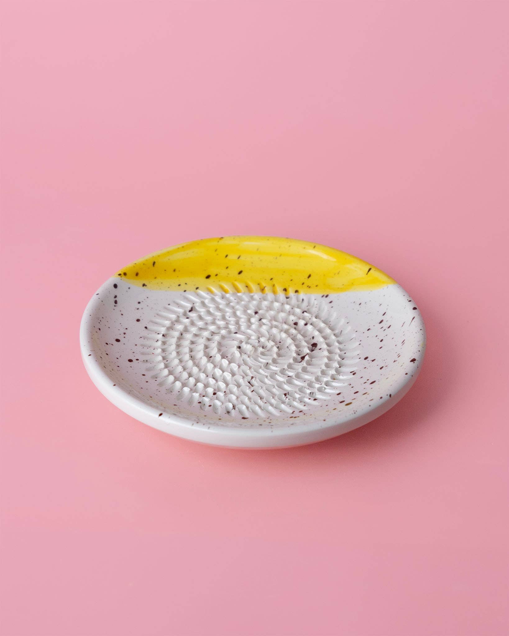 Ceramic Grater Plate | Cinnamon Design Small