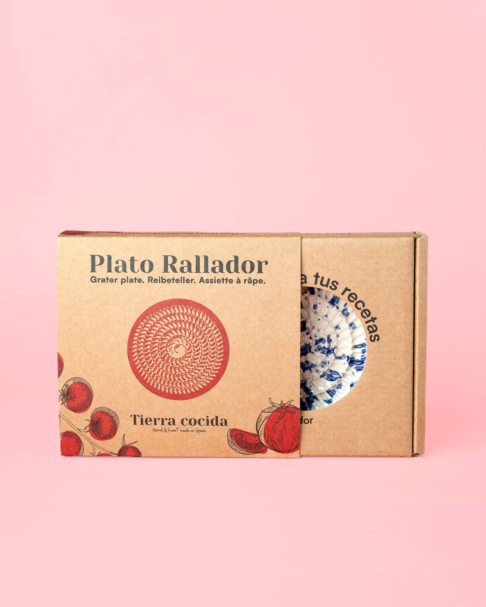 Ceramic Grater Plate | Cinnamon Design Small