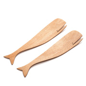 Acacia Whale Salad Servers