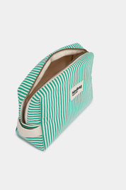 Toiletry Bag | Green Stripes