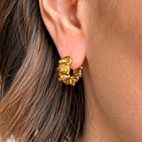 Everyday Gold Mini Scrunch Hoops
