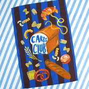Carbs Club tea towel by Eleanor Bowmer, further view