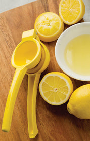 Fox Run Yellow Lemon Juicer | Manual, 2.5" x 3" x 8.75"