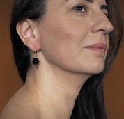 Liviana Bar and Ball Stud Earrings