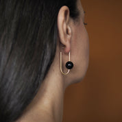 Liviana Bar and Ball Stud Earrings
