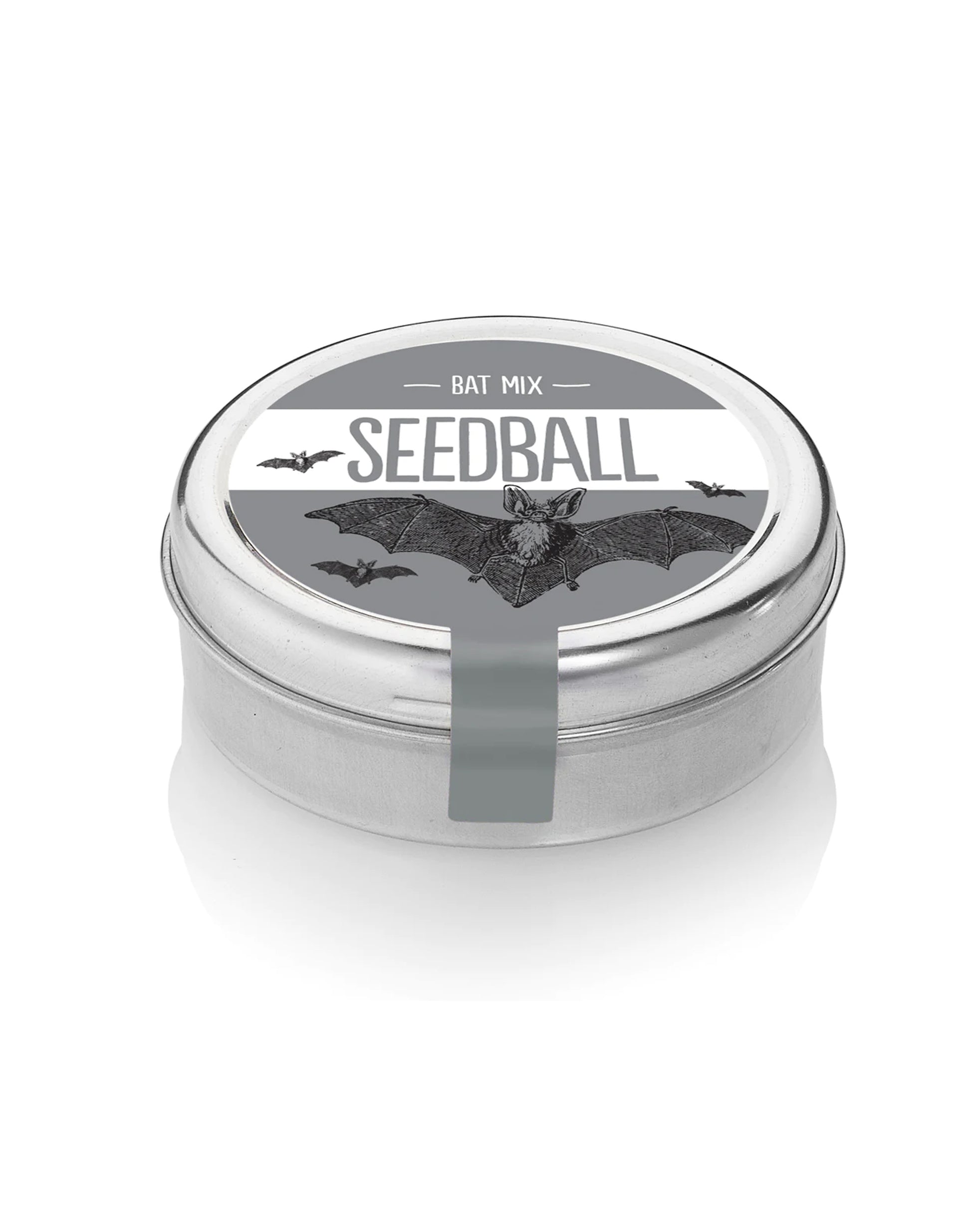 The Every Space Bat Mix Seed tin of 30 wildflower seeds by Seedball 