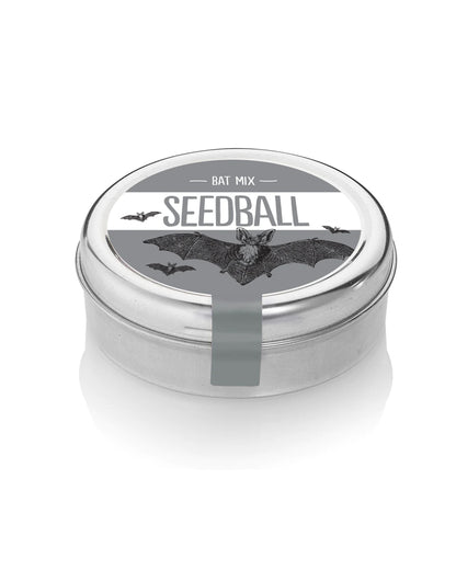 The Every Space Bat Mix Seed tin of 30 wildflower seeds by Seedball 