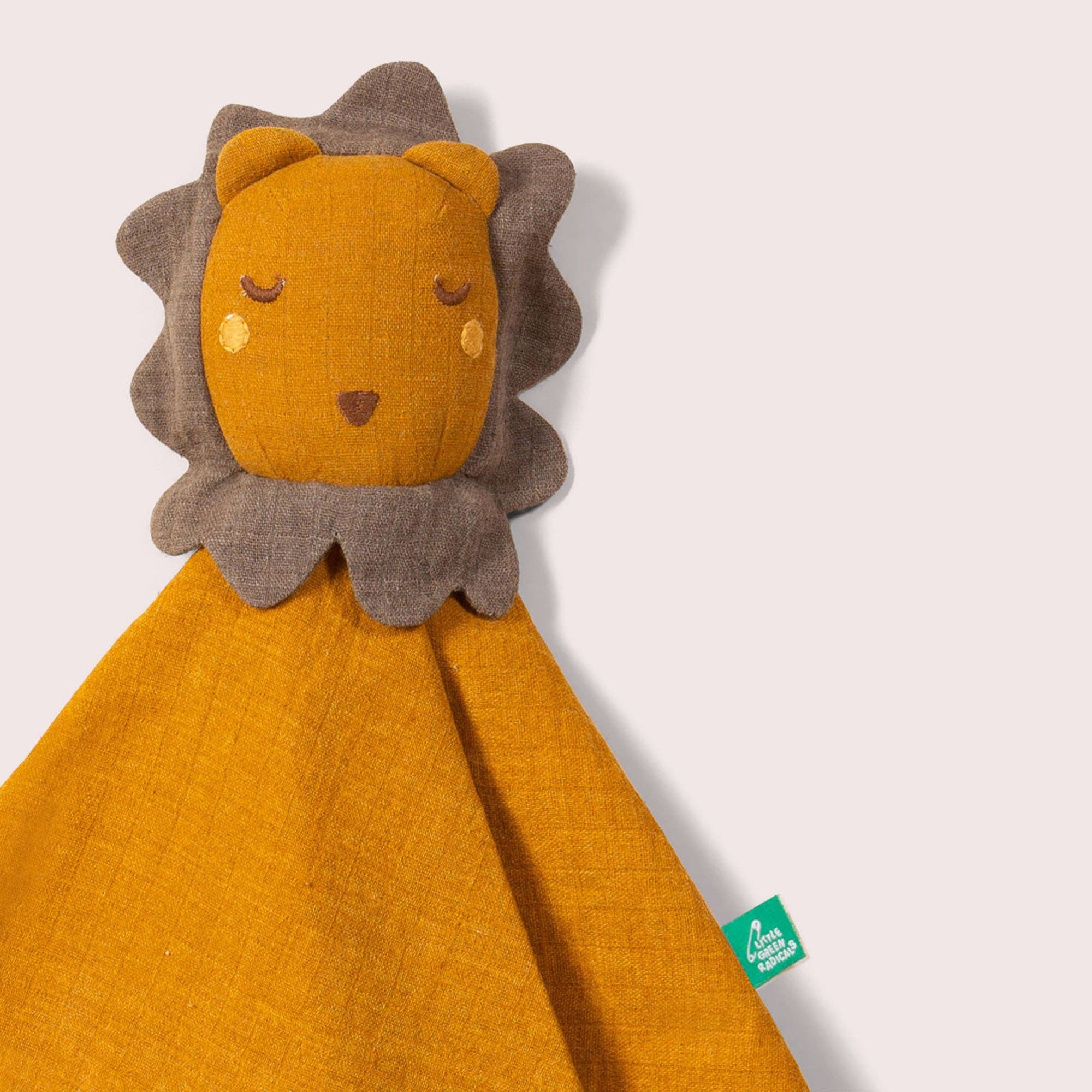 Golden Lion Baby Comforter Toy
