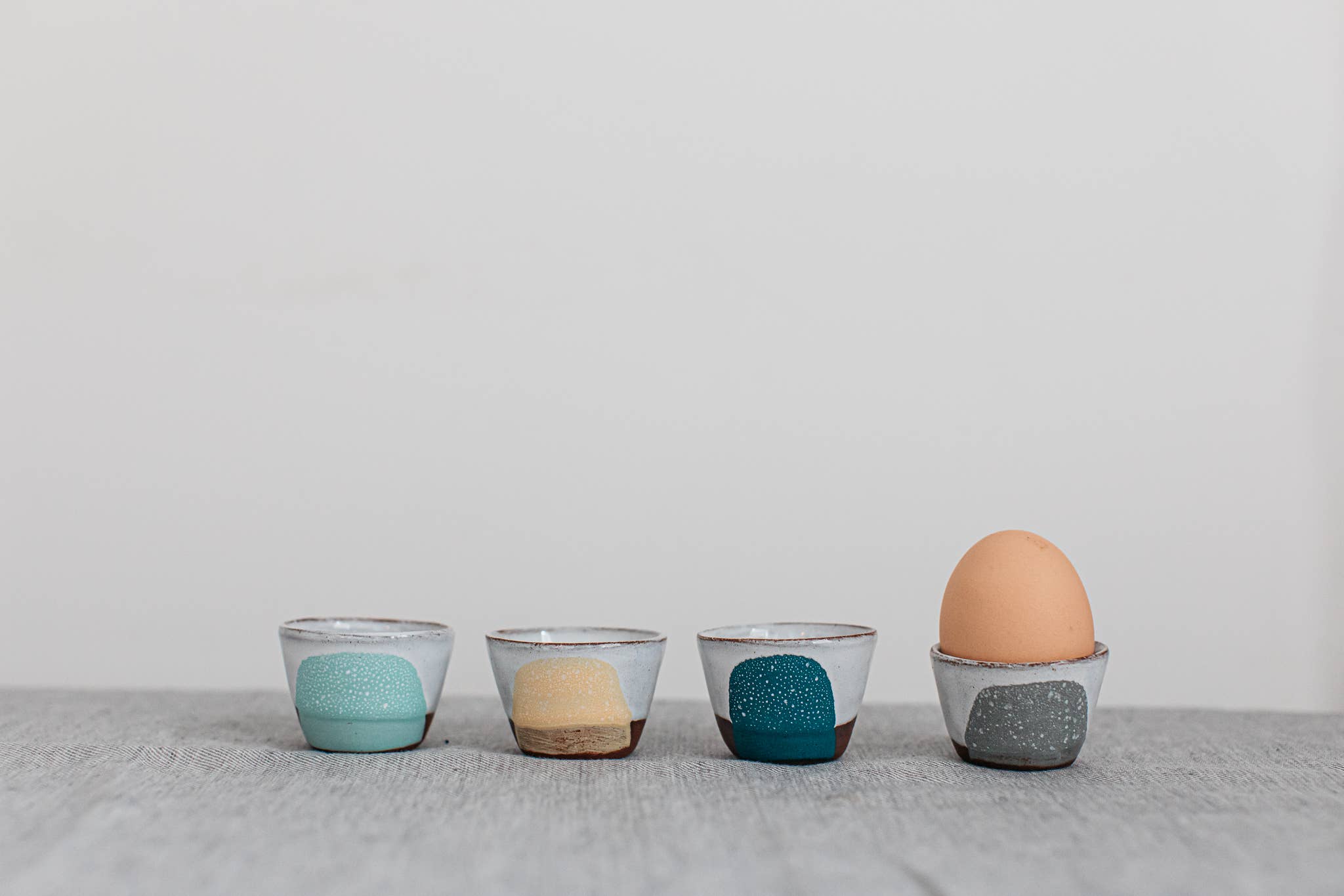 Handmade Contemporary Terracotta Egg Cup