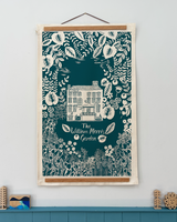 William Morris Garden Teal Towel