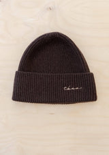 Cashmere & Merino Beanie | Chocolate