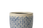 Crème Geo Plant Pot