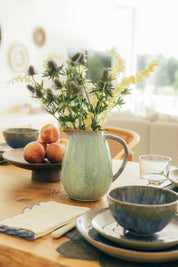 Tejo handmade ceramic pitcher, further view
