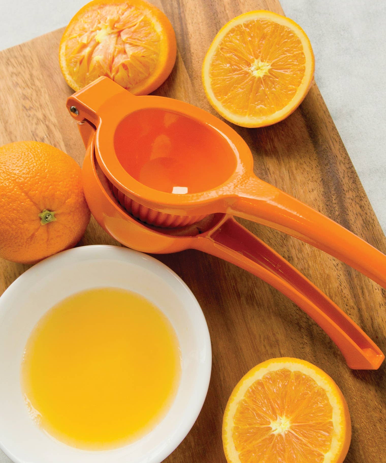 Cast aluminium orange juicer, further view