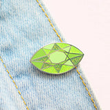 Alphabet Bags Birthstone Enamel Pin | Sparkly Gemstone Lapel Pin