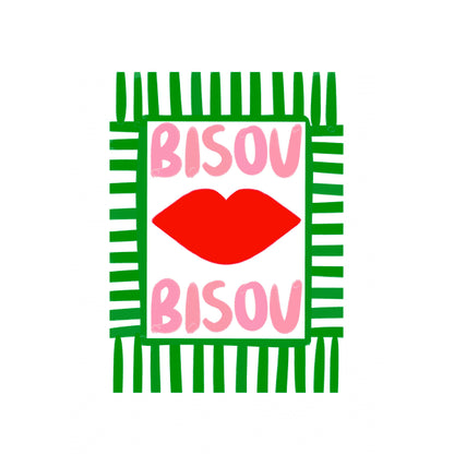 Bisou Bisou No1 Print - A3