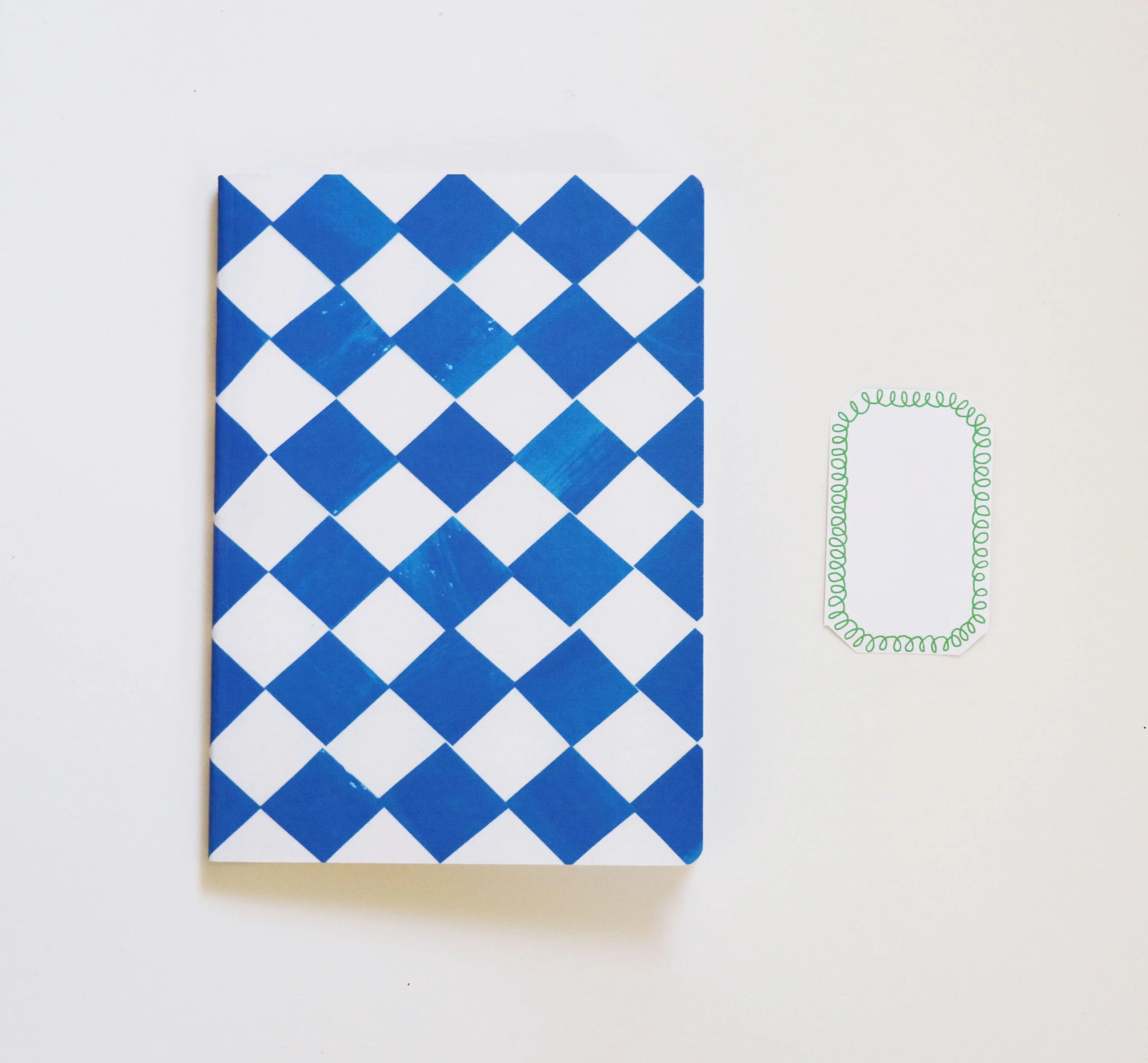 Chequered Sketch/Notebook A5 (various colours)