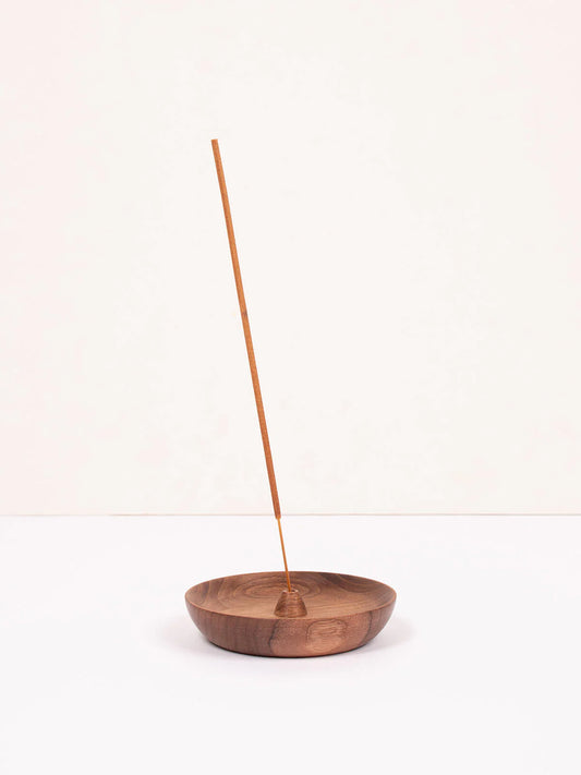 Walnut Wood Incense Holder