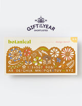 Botanical Drawing Stencil, Arts And Journaling In Brass