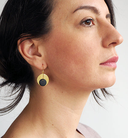 Brass & Black 3-in-1 Hoops