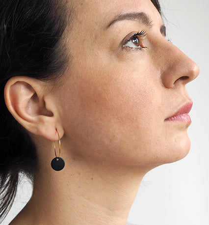 Brass & Black 3-in-1 Hoops