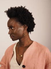 Brass and Bold Earrings | Nucleo, Brass Rings Within Rings